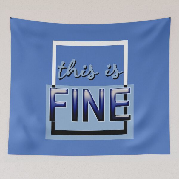 Item preview, This is fine (blue) designed and sold by Sinmara12.