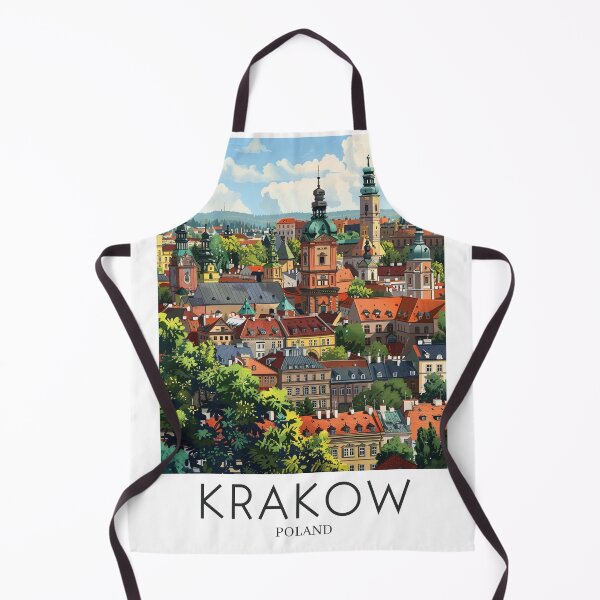 Item preview, A Pop Art Travel Print of Krakow - Poland designed and sold by StudioRedKoala.