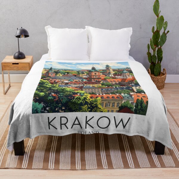 Item preview, A Pop Art Travel Print of Krakow - Poland designed and sold by StudioRedKoala.