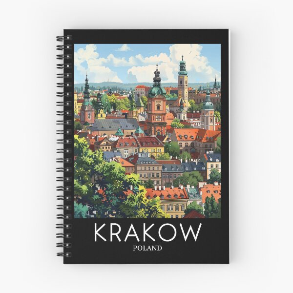 Item preview, A Pop Art Travel Print of Krakow - Poland designed and sold by StudioRedKoala.