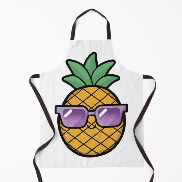 Item preview, cute kawaii style pineapple with sunglasses designed and sold by BeachHouseTO.
