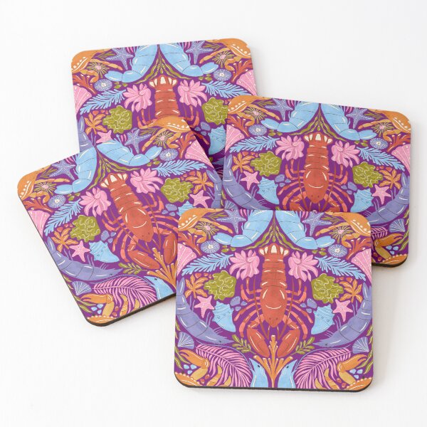 Item preview, Crustacean world dark  designed and sold by Aralma.