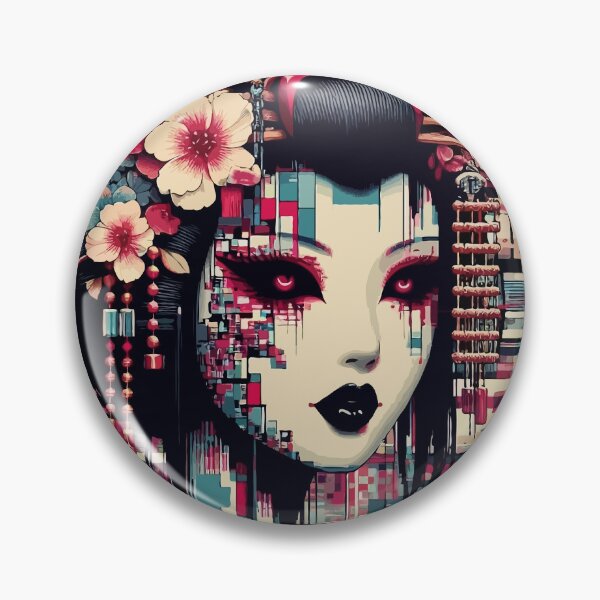 Item preview, Glitch Art Geisha Girl #01 designed and sold by Fregoli 2D.