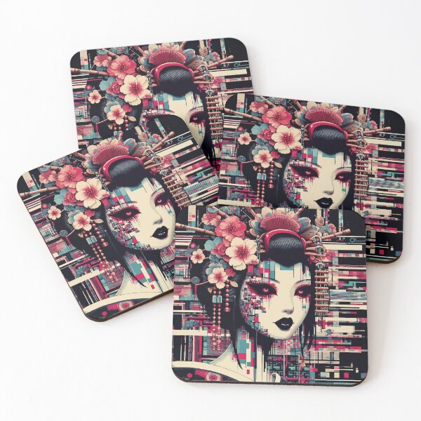 Item preview, Glitch Art Geisha Girl #01 designed and sold by Fregoli 2D.