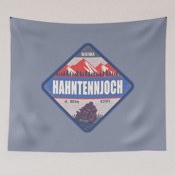 Item preview, Hahntennjoch Austria Motorcycling Mountain Design designed and sold by CynthiaGraphics.