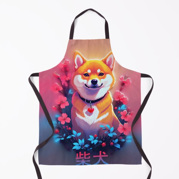 Item preview, Shiba Inu with Cherry Blossoms designed and sold by Eva Nev.