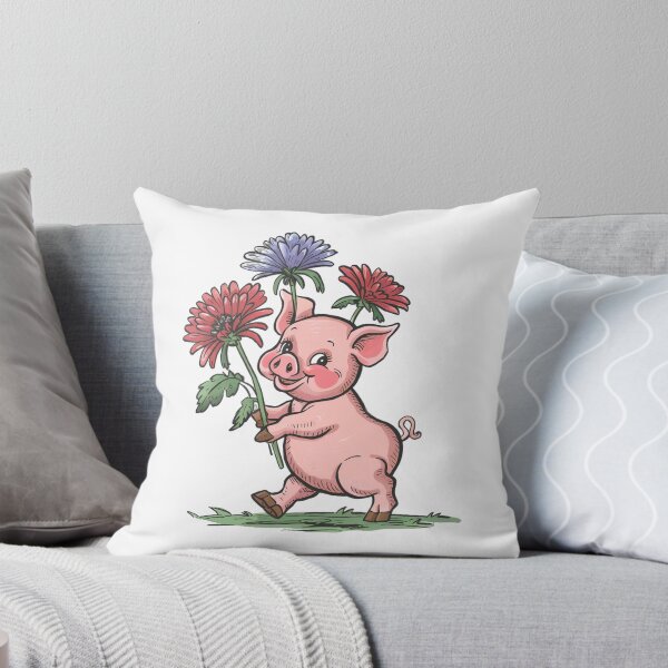 Item preview, Lechón, cerdo con flores. designed and sold by MagelliShop.