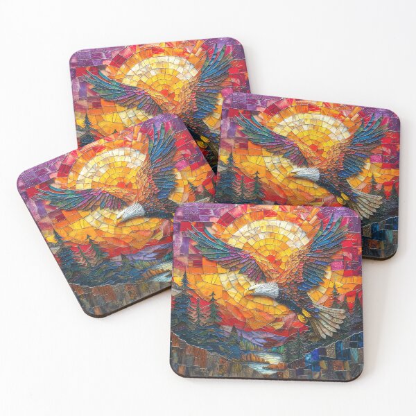 Item preview, Majestic Eagle on Sunset Sky designed and sold by MargaretWiktor.