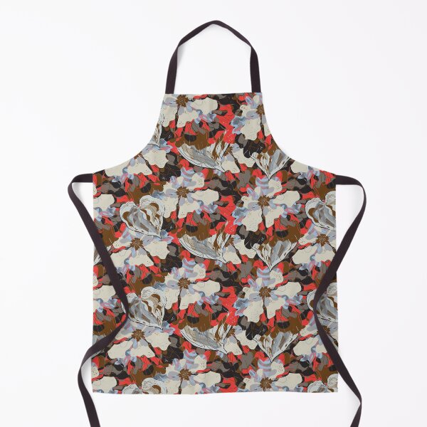 Item preview, Stylized peonies flowers  pattern in Japanese Style designed and sold by NayaChu.