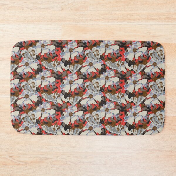 Item preview, Stylized peonies flowers  pattern in Japanese Style designed and sold by NayaChu.