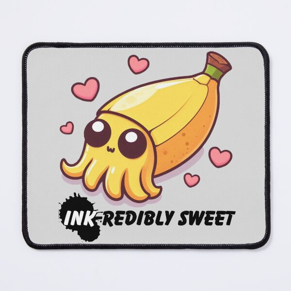 Item preview, Ink-redbly sweet - cute banana squid designed and sold by Funny-Banana.