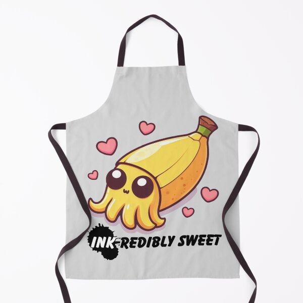 Item preview, Ink-redbly sweet - cute banana squid designed and sold by Funny-Banana.