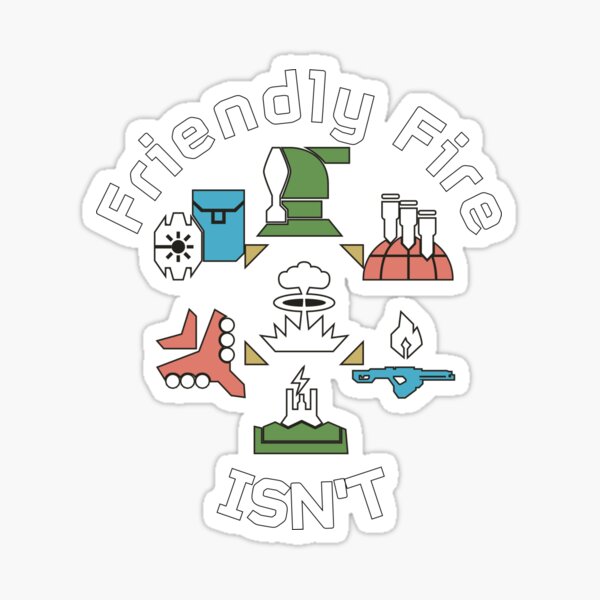 Item preview, Freundliches Feuer ist nicht designed and sold by InsideJokeProd-.