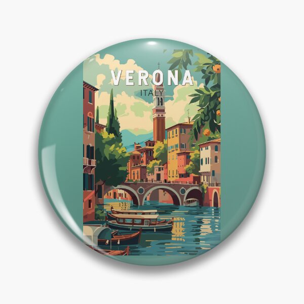 Item preview, Verona Italia Viajes Arte Vintage designed and sold by KrisSidDesigns.