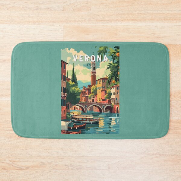Item preview, Verona Italy Travel Art Vintage designed and sold by KrisSidDesigns.