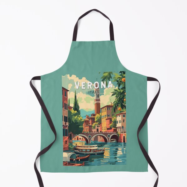 Item preview, Verona Italy Travel Art Vintage designed and sold by KrisSidDesigns.