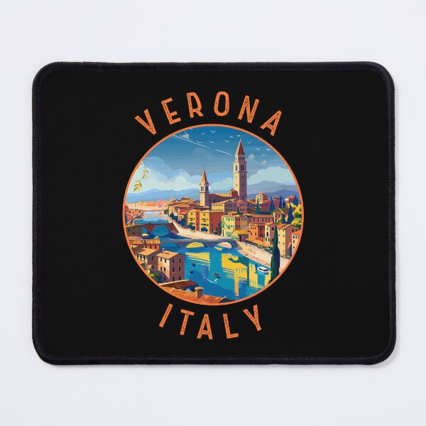 Item preview, Verona Italy Retro Distressed Circle designed and sold by KrisSidDesigns.