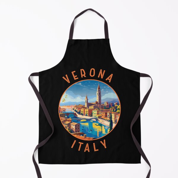 Item preview, Verona Italy Retro Distressed Circle designed and sold by KrisSidDesigns.
