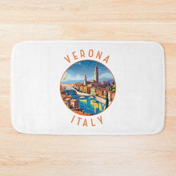 Item preview, Verona Italy Retro Distressed Circle designed and sold by KrisSidDesigns.