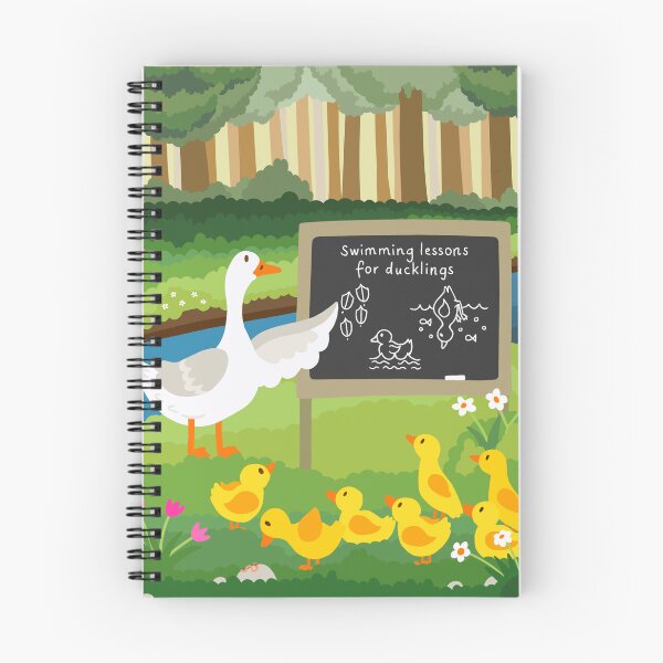 Item preview, Swimming lessons for ducklings  designed and sold by MaanArtCorner.
