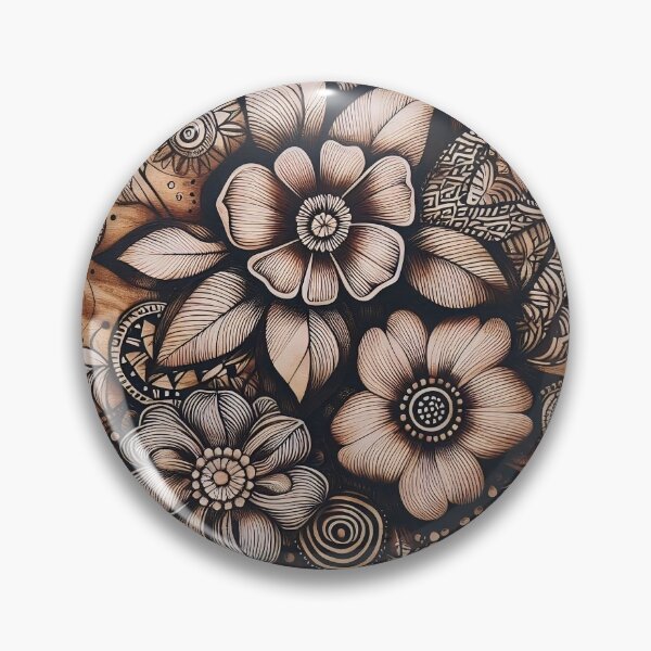 Item preview, Burned flower art designed and sold by itsyorstore.
