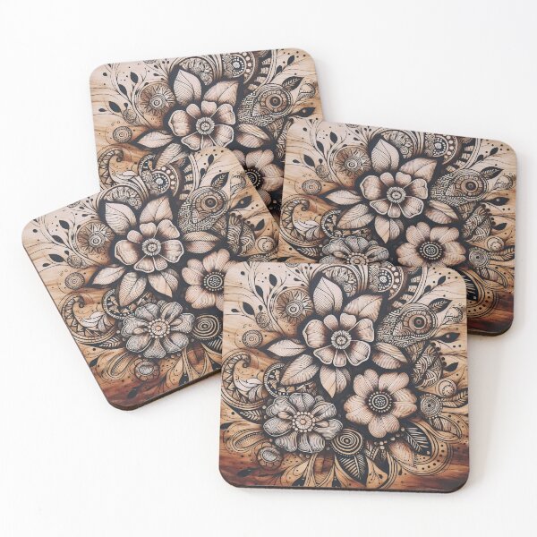 Item preview, Burned flower art designed and sold by itsyorstore.