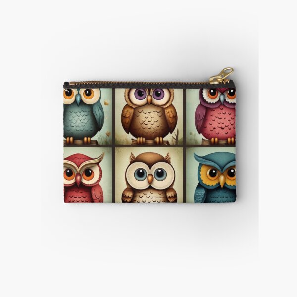 Item preview, Six Whimsical Owls designed and sold by T-shirtMill.