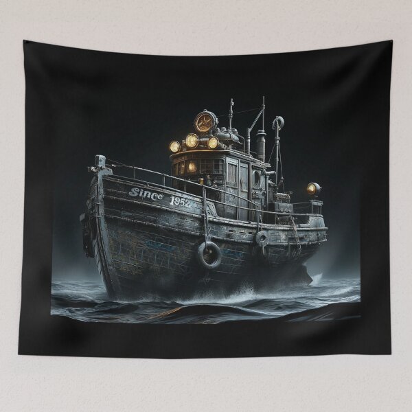 Item preview, The Side of an Old Fishing Boat...006...(1952) designed and sold by AtelierFafard.