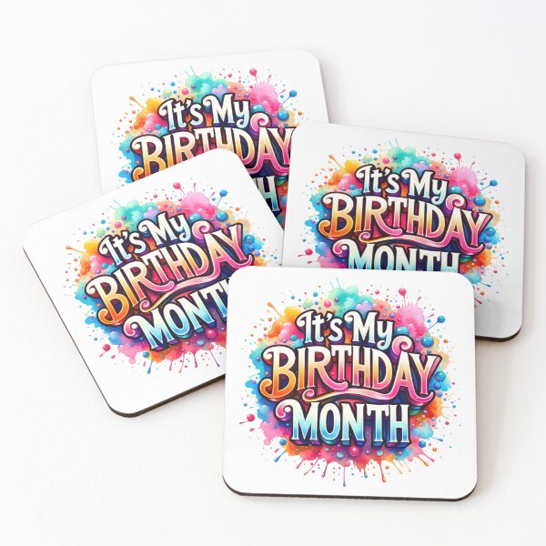 Item preview, It's My Birthday Month designed and sold by sparsonboutique.