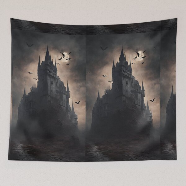 Item preview, Dracula's castle- castle scary designed and sold by Purpleflex.