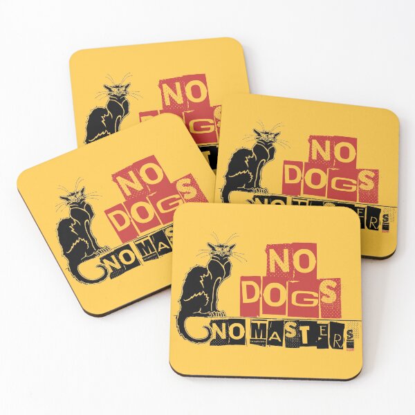 Item preview, No Dogs No Masters / Le Chat Noir Parody designed and sold by EddieBalevo.