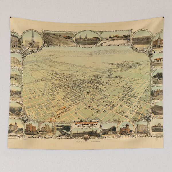 Item preview, Bakersfield, California (1901) designed and sold by allhistory.
