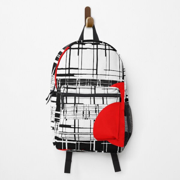 Item preview, Red Black and White Modern Art designed and sold by Sharon Schwalbe.