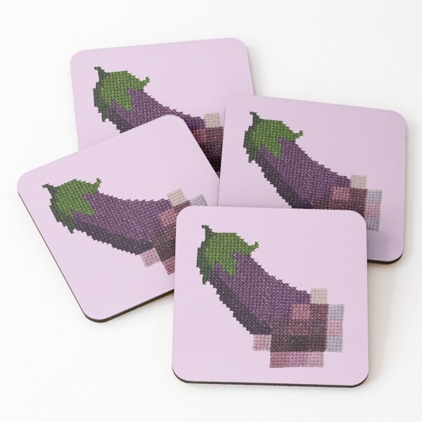 Item preview, Cross Stitch Eggplant designed and sold by SterkalaPress.