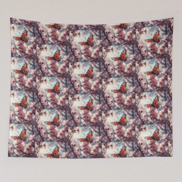 Item preview, Butterfly seating on tiny flower designed and sold by Chirayu1111.