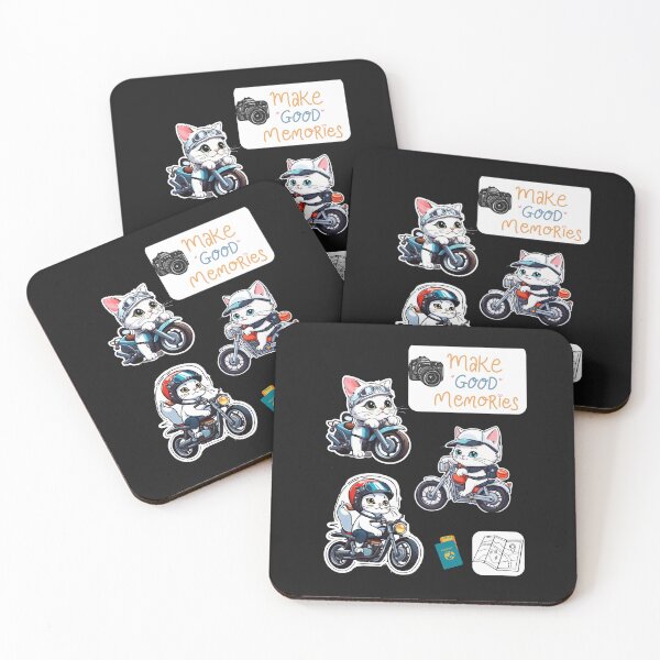 Item preview, Biker Cat Making Good Memories designed and sold by HanaiPrint.