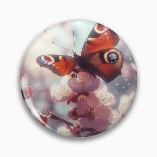 Item preview, Butterfly seating on tiny flower designed and sold by Chirayu1111.