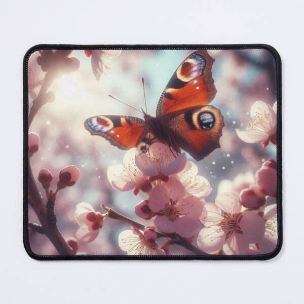 Item preview, Butterfly seating on tiny flower designed and sold by Chirayu1111.