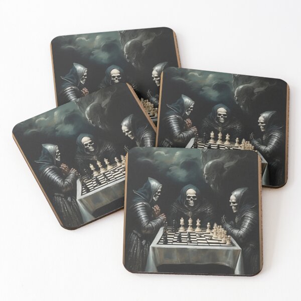 Item preview, Death Allegory - Death Playing Chess designed and sold by JojiKebamura.