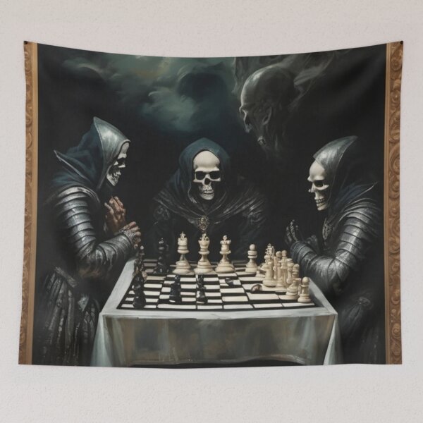 Item preview, Death Allegory - Death Playing Chess designed and sold by JojiKebamura.