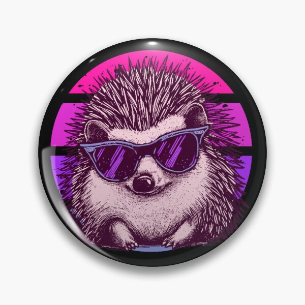 Item preview, Purple Sunset Hedgehog designed and sold by MakeWayDesign.