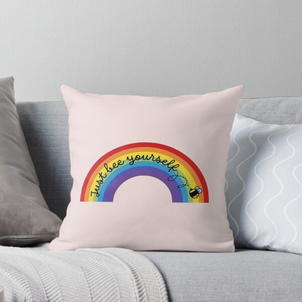 Item preview, Just Bee Yourself | Cute Bee with Colorful Rainbow designed and sold by Kimochi-Shop.