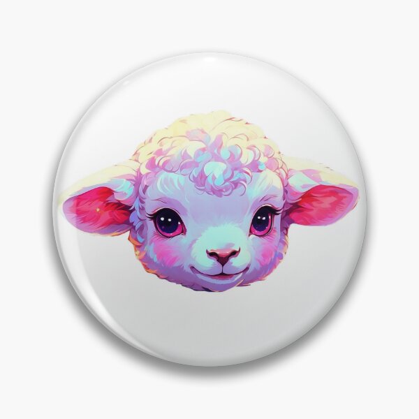 Item preview, Cute baby lamb face designed and sold by LevCreates.
