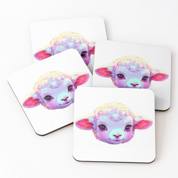 Item preview, Cute baby lamb face designed and sold by LevCreates.
