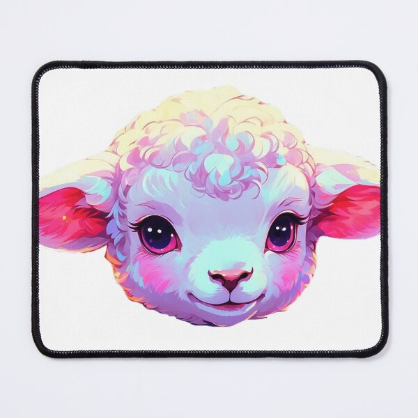 Item preview, Cute baby lamb face designed and sold by LevCreates.
