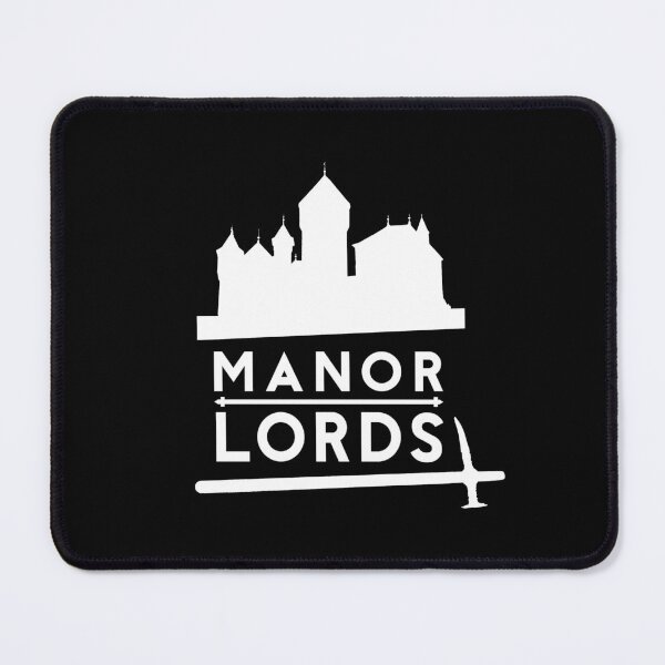 Item preview, Fan Art - Manor Lords Logo with Castle and Warhammer designed and sold by VintageBazaar.
