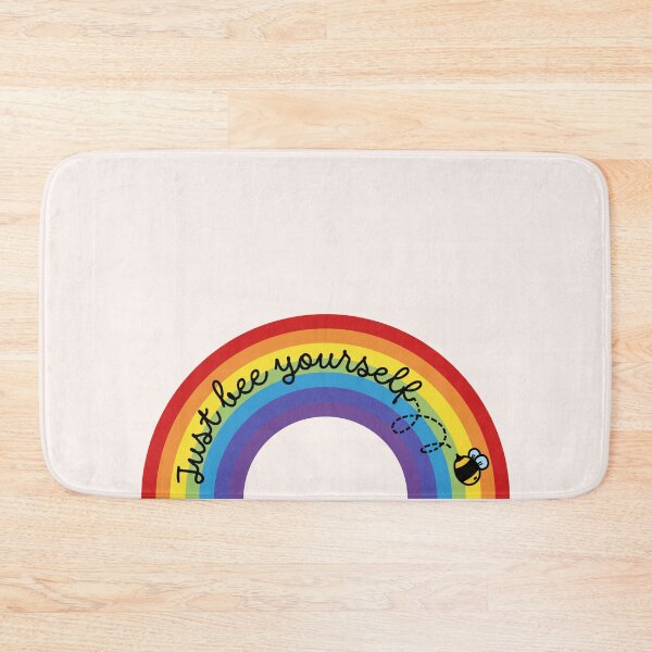 Item preview, Just Bee Yourself | Cute Bee with Colorful Rainbow designed and sold by Kimochi-Shop.
