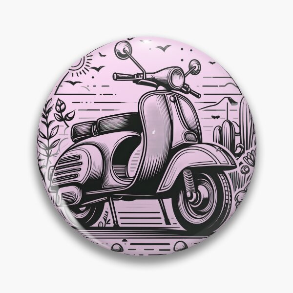 Artikelvorschau, Scooter A Girl's Best Friend mit Blumen entworfen und verkauft von Wildrie.