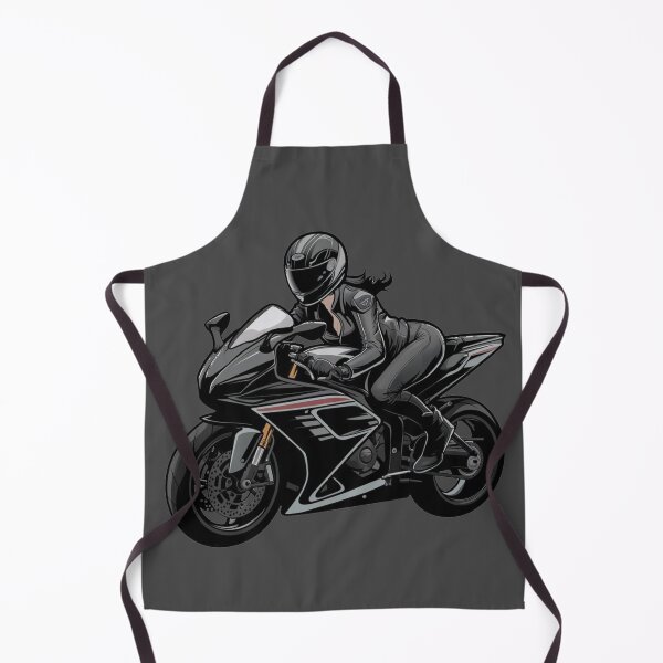 Item preview, Girl on a motobike, Motorcycle Girl, Long Hair, Stunt, Motogirl, Biker girl Automotive Outfit designed and sold by Cr320.
