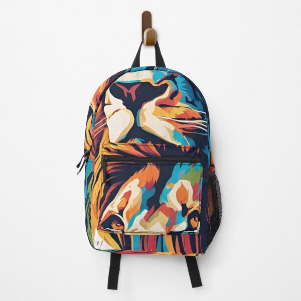 Item preview, Vibrant Lion Majesty: Colorful Art Design by TRYKID designed and sold by TRYKID.